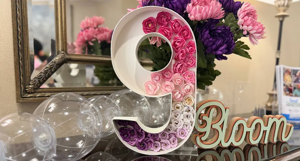 9 Years in Flowers