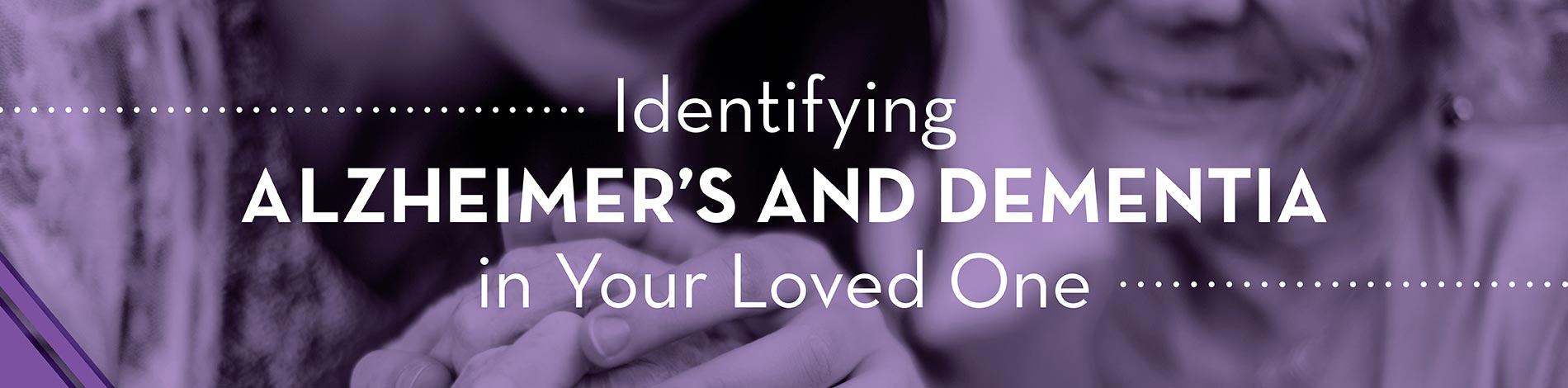 How to identify Alzheimers