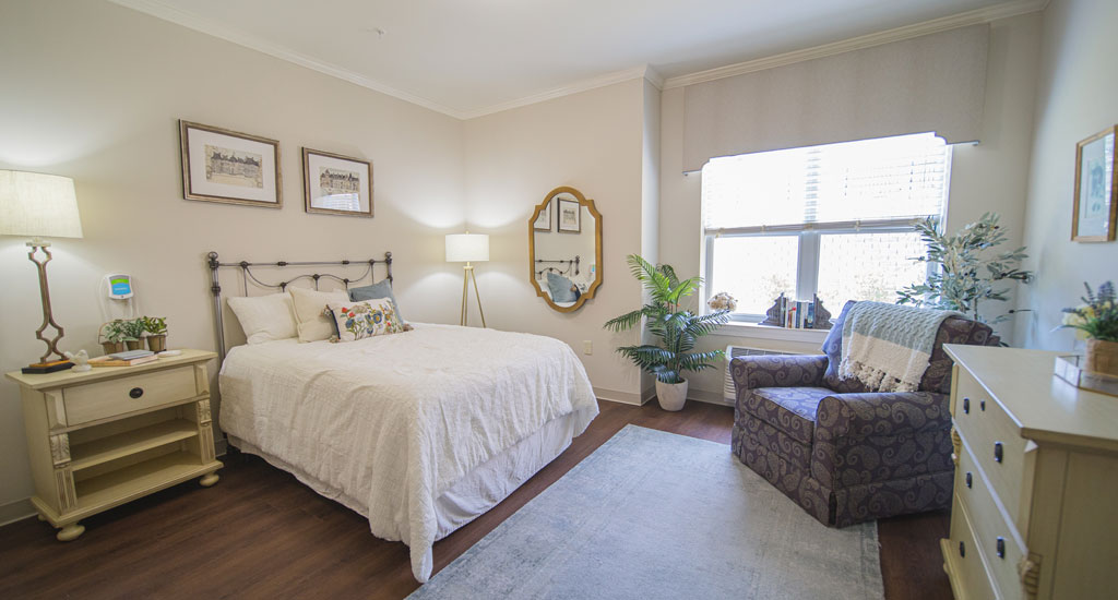 Wellmore of Daniel Island | Charleston SC | Memory Care Apartment Bedroom