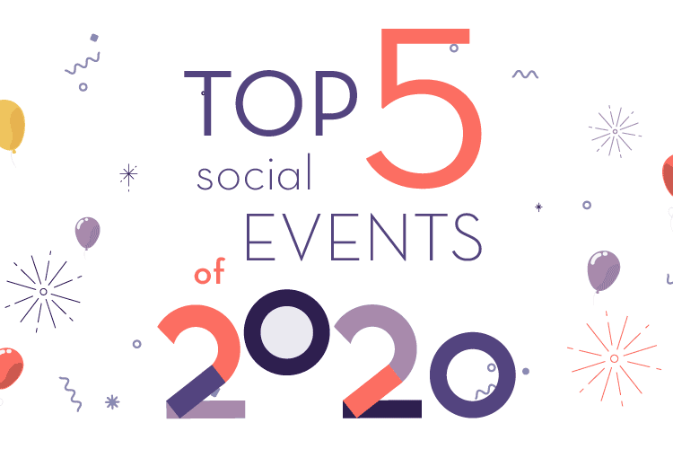 Top 5 Social Events of 2020 WTC