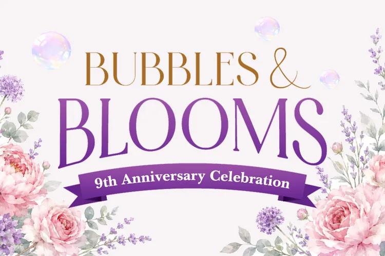 Bubbles & Blooms 9 Year Anniversary Celebration | WLX